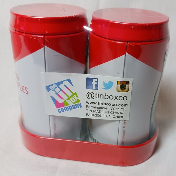 2021 Coca-Cola Salt & Pepper Shaker Set New - Picture 3 of 6